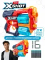 Бластер ZURU X Shot 36436 Ексель Иксес ТК-12 с 16 мягкими пулями