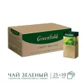 Чай  Greenfield Green Melissa 25 пак. х 1,5 гр. зеленый с мелиссой 10 уп.по 37,5 гр.
