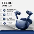 Беспроводные наушники Tecno Buds 4 Air - синие