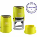 Оснастка для печати Colop Printer R40 Neon (d=40мм, круглая, пластик, с крышечкой) желтая