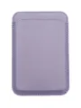 Картхолдер кожаный MagSafe на iPhone 12 Pro-Фиолетовый