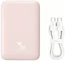 Внешний аккумулятор с поддержкой беспроводной зарядки Baseus Magnetic Wireless Charging Power Bank 10000 mAh 20W Pink (PPCXM10)