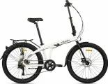 Велосипед складной Horh Nemo 26 (2024), рама 13.5, Бело-черный