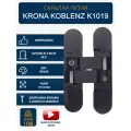 Скрытые петли для межкомнатных дверей Krona Koblenz K1019, цвет черный