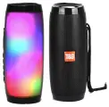 Портативная светящаяся колонка TG-157 / Bluetooth / USB / MicroSD / MP3 / Беспроводная акустика / Цвет Черный