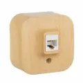 2 шт. Legrand Quteo Сосна Розетка RJ11 782274