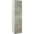 Шкаф-колонна Runo 00-00001020 Манхэттен 35 /универсальный/серый бетон/ подвесной