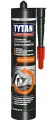Каучуковый герметик для кровли Tytan PROFESSIONAL черный 310мл 91615 43026