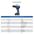 BOSCH GSB 185-LI 18V Brushless Lithium-Ion Cordless Impact Drill Electric Screwdriver 2.0Ah Single Battery