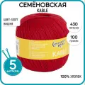Пряжа для вязания Семеновская пряжа Kable Кабле, летняя, мягкая, 30077