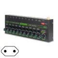 Профессиональный 10-канальный звуковой микшер OOTDTY, EU Plug