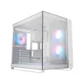 Корпус Ocypus Iota C70 WH ARGB, ATX, Type-C(3.1)*1, USB3.0*2, BOTTOM 3x120mm ARGB, REAR 1x120mm ARGB, MB SIDE 2x120mm ARGB