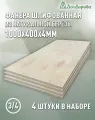 Фанера шлифованная ФК сорт 3/4 береза 1000x400х4мм 4 штуки Дом Дерева