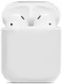 Чехол для AirPods 1, AirPods 2 / Силиконовый чехол на Аирподс 1, Аирподс 2, белый