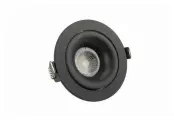 Светильник потолочный встраиваемый DENKIRS DK2120-BK, IP 20, 50 Вт, GU10, черный, алюминий