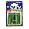 Аккумулятор (2шт) VARTA HR20 (D) Ni-MH 3000mAh Power предзаряженный (бл2)