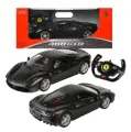 Машинка на радиоуправлении Rastar 75600 Ferrari 488 GTB (1:14, 33см). Доступ в салон. Свет фар. Чёрная