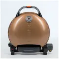 Гриль газовый O-GRILL 700T bicolor черный-золотистый (в комплекте адаптер тип А)