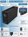 Внешняя видеокарта EGPu Wikingoo T4M5-240W, Yeston AMD Radeon RX 6600 8Gb. Thunderbolt 3/4.