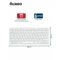 WK-05 Olmio (белый) клавиатура , беспроводная компактная,
