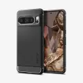 Чехол Spigen на Google Pixel 8 Pro (ACS06314) Rugged Armor / Спиген чехол для Пиксель 8 Про накладка, противоударный, с защитой камеры, черный