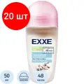 Комплект 20 штук, Дезодорант женский EXXE Fresh SPA Невидимый антиперспирант( ролик), 50 мл