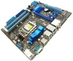 Материнская плата ASUS P7P55-M LGA1156 PCI-E+GbLAN+1394 SATA RAID MicroATX 4DDR3