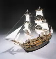 Сборная деревянная модель корабля фирмы Mantua (Италия), HMS Bounty, 380 часов, М.1:60