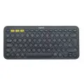 Клавиатура Logitech K380, мембранная, беспроводная, темно-серая
