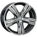 Литые диски LS wheels 320 7,5x17 5x114,3 ET45 dia 73,1 GMF (цвет: серый+полировка)