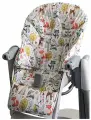 Двусторонний сменный вкладыш Стрекоза к стулу для кормления бренда Peg Perego Siesta и Zero3, Лесная полянка