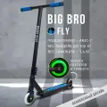 Самокат BIG BRO трюковый FLY BLUE светящиеся в темноте колеса