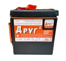 Рыболовный ящик Camping World Друг-2+ 30 л цвет чёрный + оригинальная система крепления ( в комплекте резинка и карман для полезных мелочей)