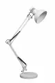 Настольная лампа , светильник МТ2007 белый, офисный, металл, Е27, 60Вт, IP20