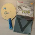 Ручная сборка! Yinhe V14 pro ALC + Tibhar Evolution FX-S + Xiom vega pro / Ракетка для настольного тенниса