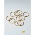 Кольца на карниз для штор, 100% латунь, 44 мм, 10 шт, для рукоделия и макраме, Varman.pro