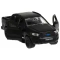 Легковой автомобиль ТЕХНОПАРК Ford Ranger (SB-18-09-FR-N) 1:43, 12 см, черный матовый