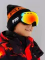 Маска горнолыжная для мальчика PlayToday, размер M, черный