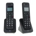 (1 комплект) D1018D Gemini Бизнес домашний офисный телефон Cordless Phone - Black -европейский стандарт