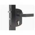 Замок накладной на калитку LTKZ4040 Locinox механический замок для калиток уличный с ручкой