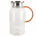 Кувшин с крышкой-фильтром Glass Style стекл. 1,6л Nouvelle