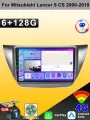 Магнитола для Mitsubishi Lancer 9 CS 2000-2010, Автомагнитола для Мицубиши Лансер 9 ,4G Android 6+128GB 2din Мультимедиа Bluetooth FM WIFI Автомобильный