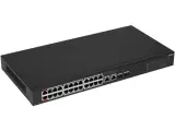Коммутатор Dahua DH-CS4226-24ET-240 (L2) 24x100Мбит/с 2x1Гбит/с 2xКомбо(1000BASE-T/SFP) 240W управляемый