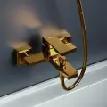 Смеситель для ванной и душа Damixa Gala золото, гарантия 10 лет, Дания