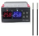 Терморегулятор STC-3008 с двумя датчиками 10А 220В электронный