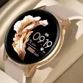 Смарт часы женские круглые умные наручные, AMOLED, Bluetooth Talking Smartwatch, поддержка IOS/Android системы.