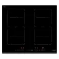 Индукционная варочная поверхность Hyundai HHI 6772 BG, Слайдерное управление, Итальянская стеклокерамика, таймер, функция автозакипания, функция паузы , передний скошенный край рамки , черный