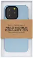 Чехол с MagSafe для iPhone 13 Pro Max MAG NOBLE COLLECTION кожаный Soft touch — Небесно Голубой