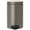 Мусорное ведро, Brabantia, newIcon Pedal Bin, 12 л, цвет Platinum ( Платина), 25 x 34 x 41 см, 113628