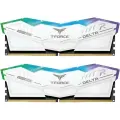 Teamgroup T-Force Delta RGB 32GB (2x16GB) 6400MHz CL32 (32-39-39-84) 1.35V White (FF4D532G6400HC32ADC01)